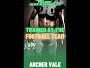 Preview 1 of Football Team Muscle Worship Gangbang M4M Gay Audio Story