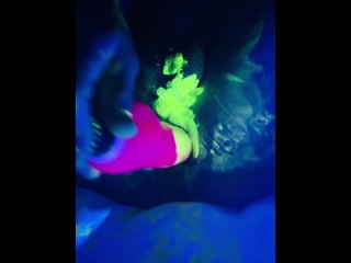 first time anal, blacklight, solo anal fingering, big dick