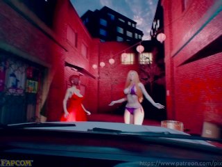 Claire and Callista's Milky Tease (Growth Animation)