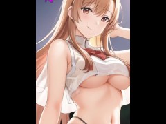 Asuna SAO - Asuna sensual moment - PMV Hentai