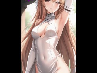 Asuna SAO - Asuna sensual moment - PMV Hentai