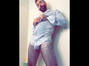 Preview 2 of Sensual personal request video for fan in shower with white underwear and shirt teaser
