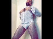Preview 4 of Sensual personal request video for fan in shower with white underwear and shirt teaser