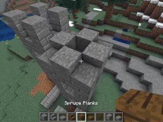 How to Build a Tiny 8x8 Castle inMinecraft