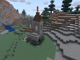 How to Build a Tiny 8x8 Castle in Minecraft