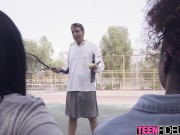Preview 2 of TEENFIDELITY Charlotte Sartre Ass Fucked By the Tennis Coach