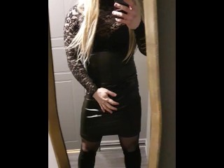Me in Latex Dress and Thigh High Boots