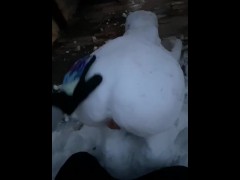 Snowgirl Wants My HOT Cum in Her Cold Tight Pussy!