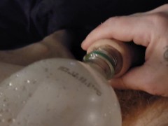 Desperate Pee In a Bottle