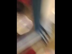 Jacking my big cock solo