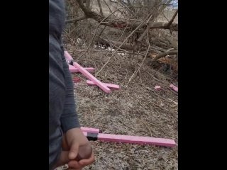 Outdoor jakol . wood quick jerk . Pinoy Grab Driver jakol sa gubat