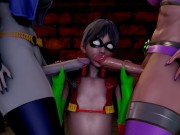 Preview 1 of [Teen Titans] Futas Raven and StarFire Fucks Robin In Ass