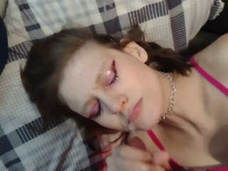 Facial after a Good Blowjob