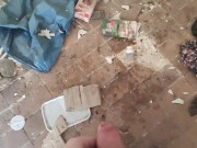 Preview 1 of Pissing and wanking in an abandoned house