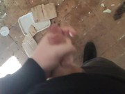 Preview 3 of Pissing and wanking in an abandoned house
