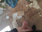 Preview 4 of Pissing and wanking in an abandoned house