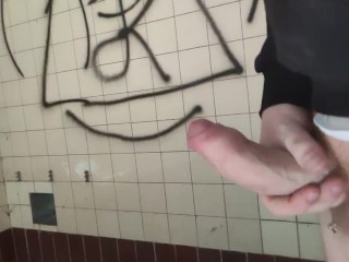 Pissing and Wanking in an Abandoned House