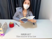 Preview 1 of Coriander 菜菜 / 女上司的肉穴采精激励 黑丝美腿足交 An Asian Boss Challenges Your Cock with Intense Sexual Experience