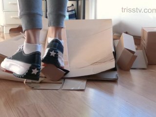 converse sneakers, amateur, feet, solo female