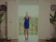 Preview 2 of Melisa Mendini Hot Blue Dress Teaser