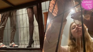 Cuckold's Dream POV Wife Gets Fucked You're In Cage Under Bed Trailer