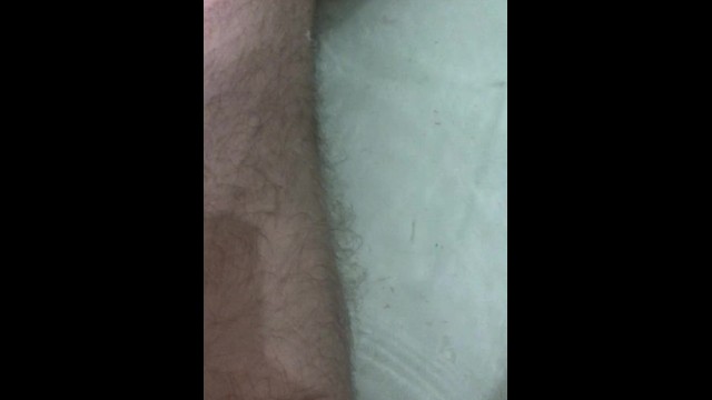 Muscular Man Cums in the Bathroom! Underwater Cum Shot! Pissing on Myself!