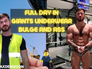 macrophilia full day in Giants underwear