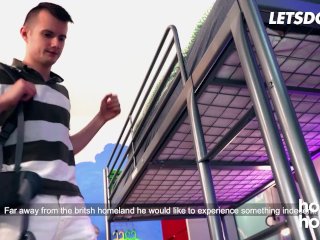 Cute Blonde Lika Star Is Eager To Test Out Her Fucking Skills - HORNY HOSTEL screenshot number 1