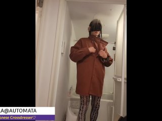 ロリポップ・ニーハイと変態素人肉便器見習い女装の乳首クリップ遊び(女児ランジェリー)