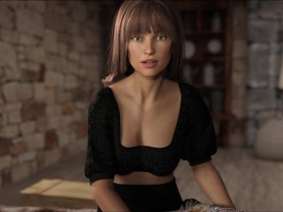 kink, brunette big tits, game walkthrough, adult visual novel