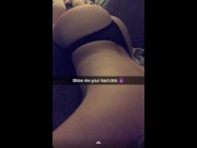 Preview 4 of My neighbor texts me on Snapchat and fucked my pussy