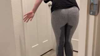 Soaked Leggings As A Result Of Gaming At A Date's