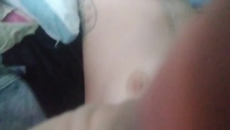 Sexy girlfriend fucked hard and cum covered stomach