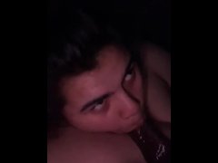 Latina Mexican sucking bbc