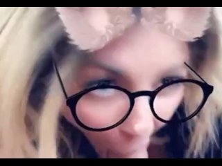 Snapchat blowjob with fan