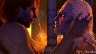 Animated Short Geralt And Dandelion At Kaer Morhen