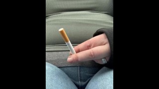 Smoking before I go Shopping…my THIGHS look thick
