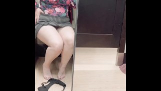 Big tits and wet pussy in the store ;)