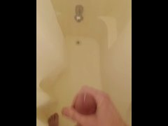 Jerking in the shower