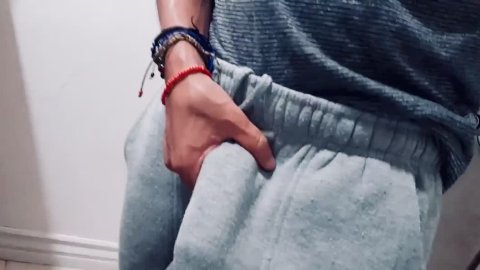 BBC Dick Print with Grey Sweatpants - Eataclit21