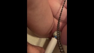 Squirting Hard While Boyfriend Uses Hitachi on Sensitive Pussy Amateur Real Couple