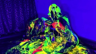 UV Gimpy gasmasker dubbel anaal vuistneuken met Mistress Patricia en Maz Morbid