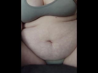 BBW Humping her Couch to Loud Orgasm