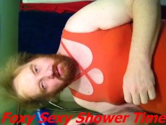 Diapered Sissy Little gets sexy freak on in the Shower Tries not to get caught by room mate Hot!