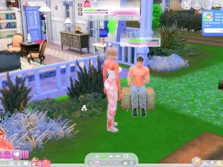 Freaky Farmer #2 - Rimming inThe Shower - Threesome with Neighbor - Lets_Play SIMS 4 - 7DeadlySims
