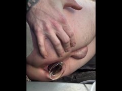 Butt plug coming out