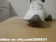 Preview 3 of Cock crush trample cum with Puma Sport