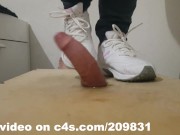Preview 6 of Cock crush trample cum with Puma Sport