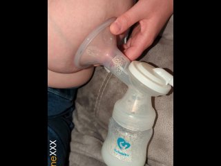 60fps, vertical video, breast milk, milking tits