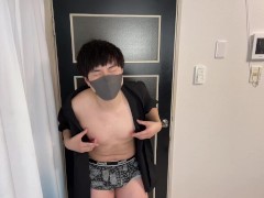 【チクニー】男の子が乳首をとんとんしてメスイキしてしまう♂♡　女性向け　男性向け　個人撮影　メスイキ　乳首イキ　ノンケ　ドライオーガズム - Screenshot 13 of 16 - Male Nipple Orgasm